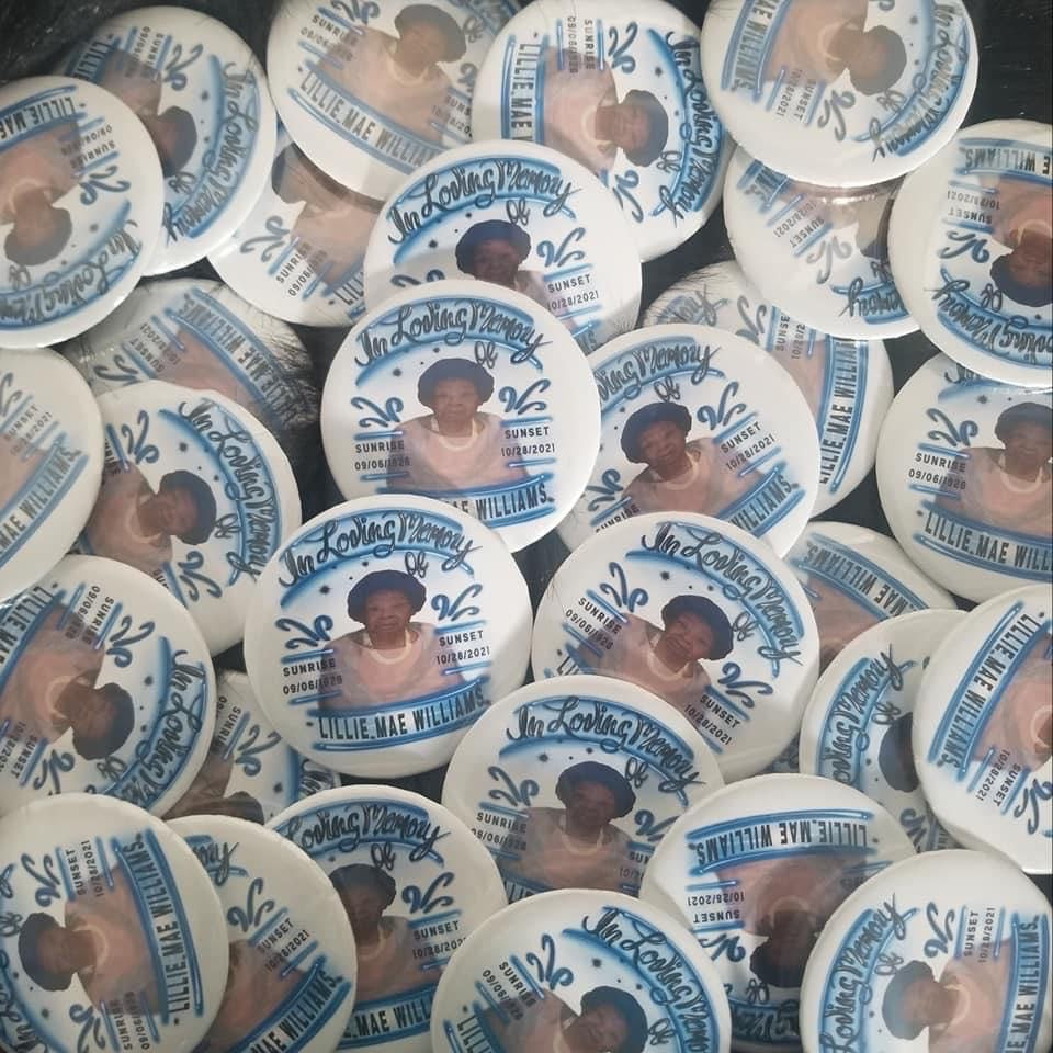Custom Memorial Button (Name)