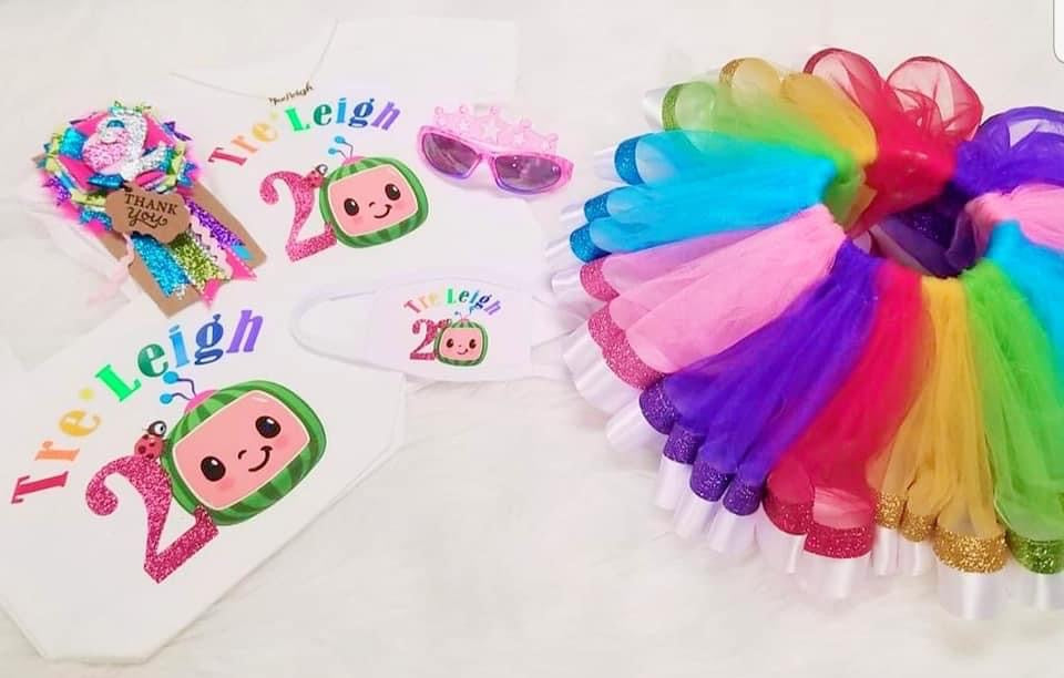 Custom Ribbon Trimmed Tutu Set