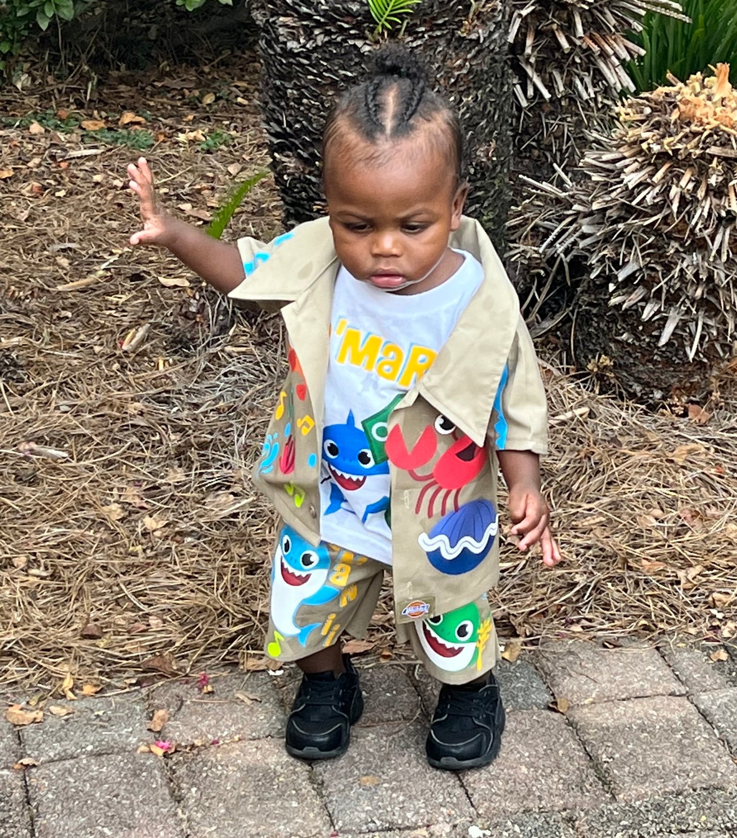 Custom Dickies Short Set Outfit