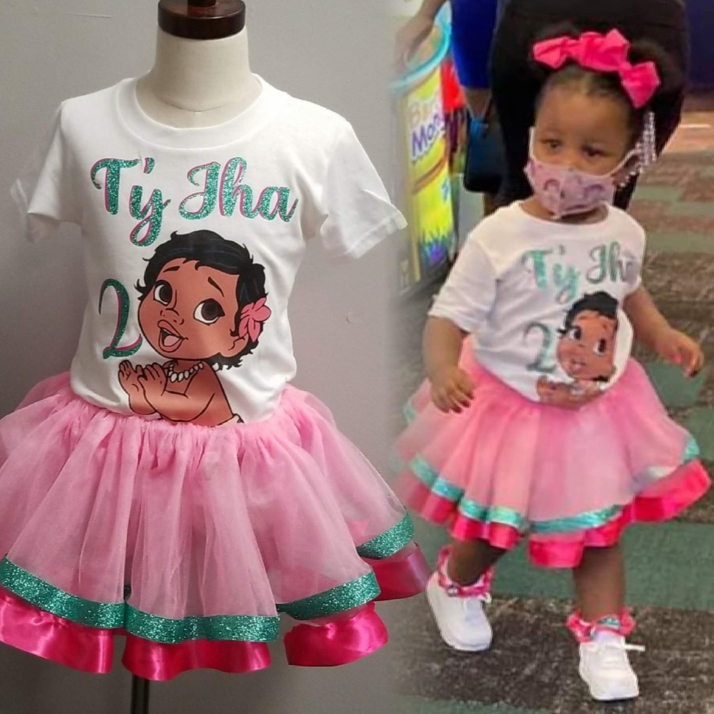 Custom Ribbon Trimmed Tutu Set