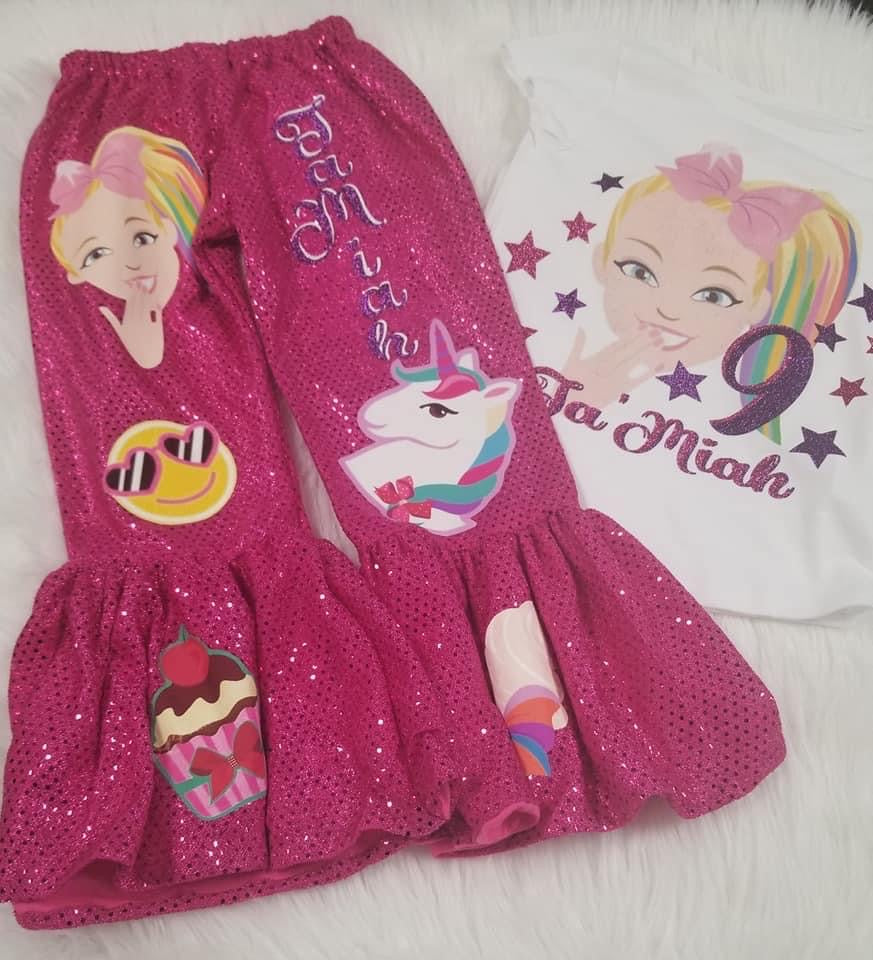 Custom Birthday Pants Set
