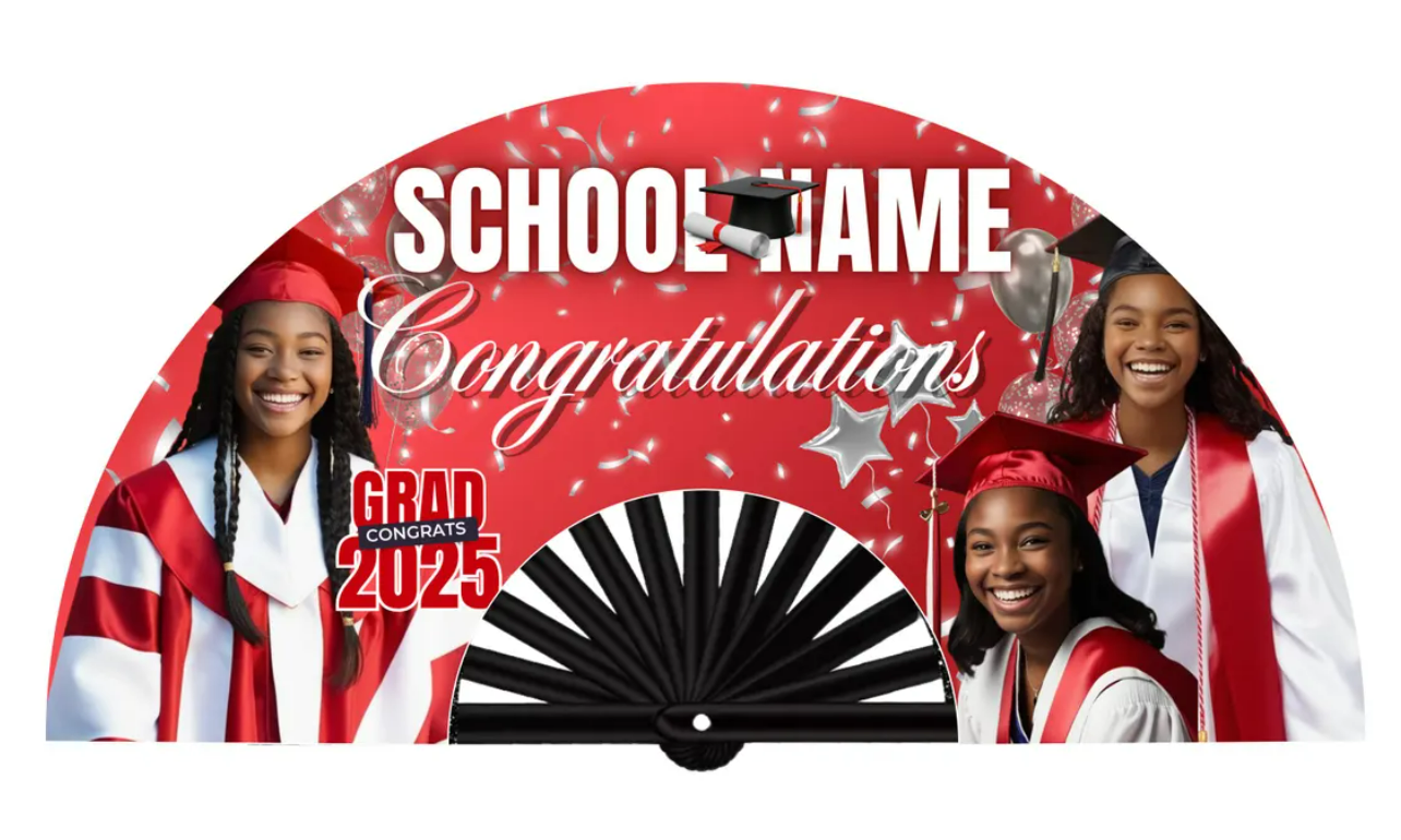 Custom Graduation Clack Fan