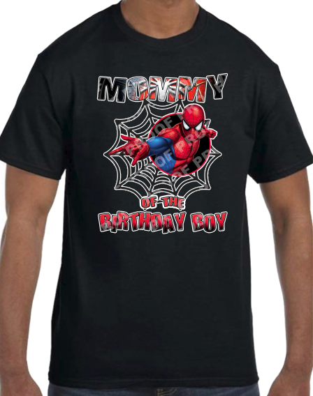 Spiderman (Family Birthday T-Shirts)