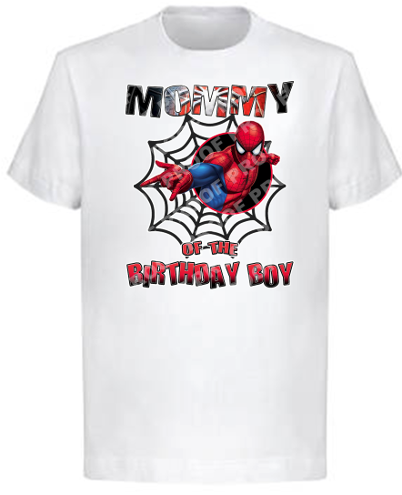 Spiderman (Family Birthday T-Shirts)