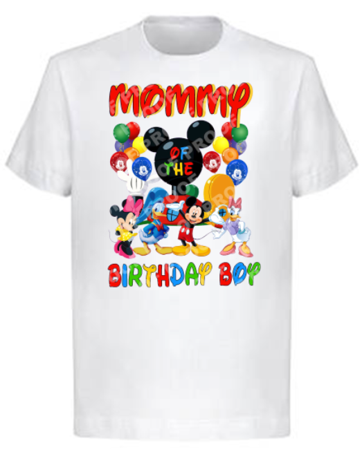 Mickey Mouse Clubhouse (Family Birthday T-Shirts)