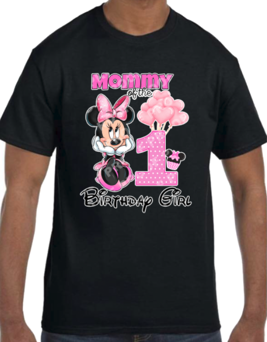 Minnie Mouse (Family Birthday T-Shirts)