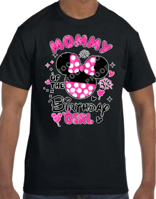 Minnie Mouse (Family Birthday T-Shirts)