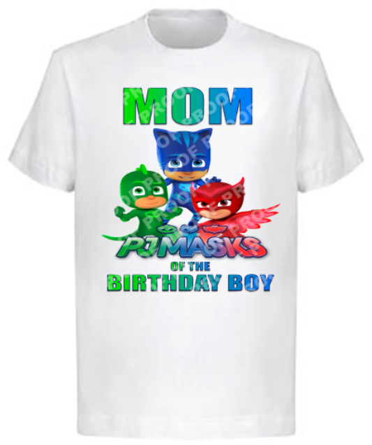 PJ Masks (Family Birthday T-Shirts)