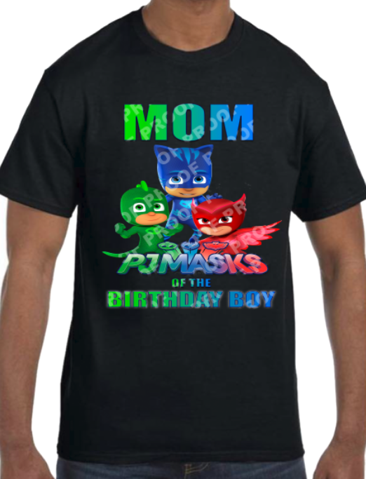 PJ Masks (Family Birthday T-Shirts)