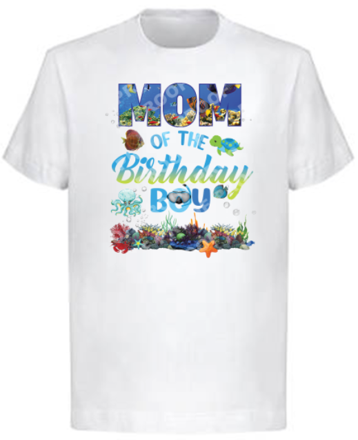 Onder the Sea (Family Birthday T-Shirts)