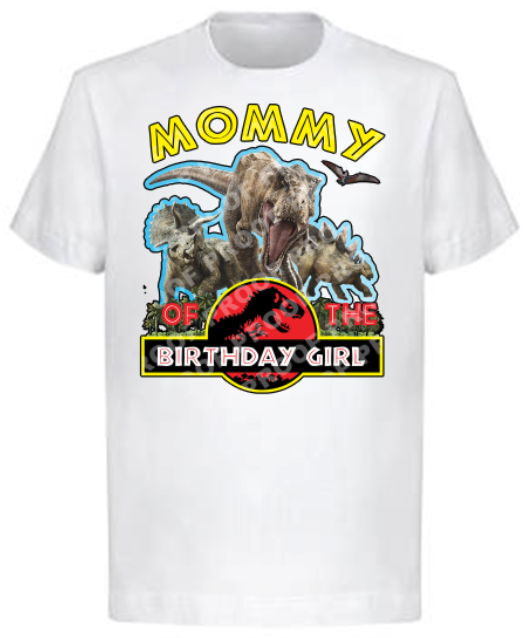 Jurasic Park (Family Birthday T-Shirts)