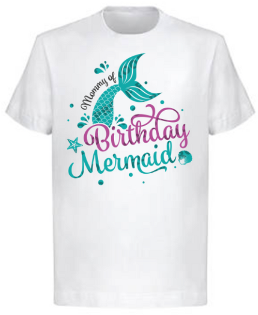 Mermaid (Family Birthday T-Shirts)