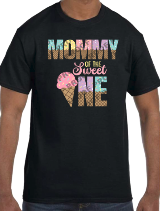 Sweet One Ice Cream (Family Birthday T-Shirts)