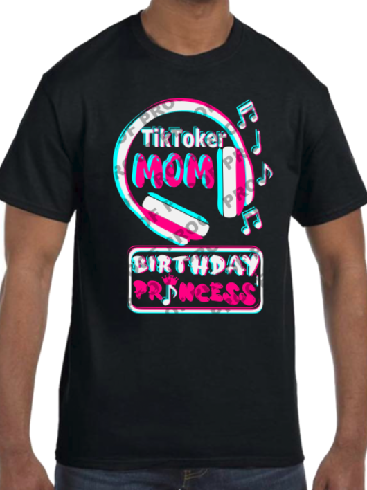 Tik Tok (Family Birthday T-Shirts)