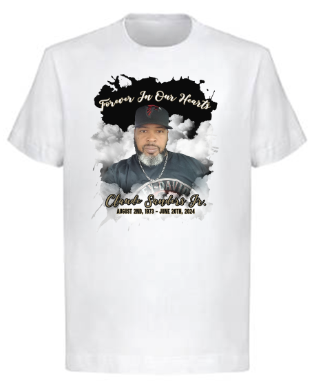 Claude Sanders Jr. Center Print Memorial T-Shirt