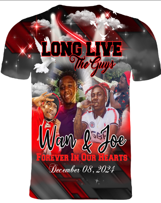 3d All Over Print Memorial T-Shirt (Wan & Joe)