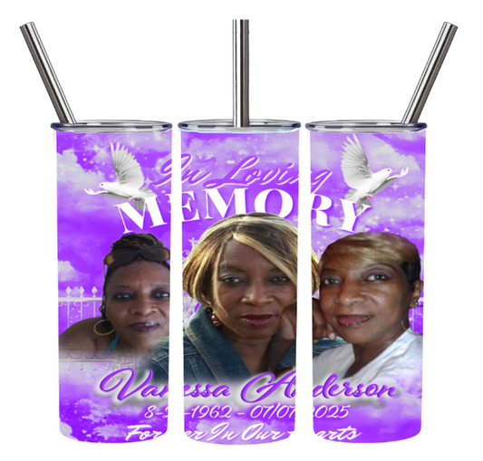 Memorial Tumbler (Vanessa Anderson)