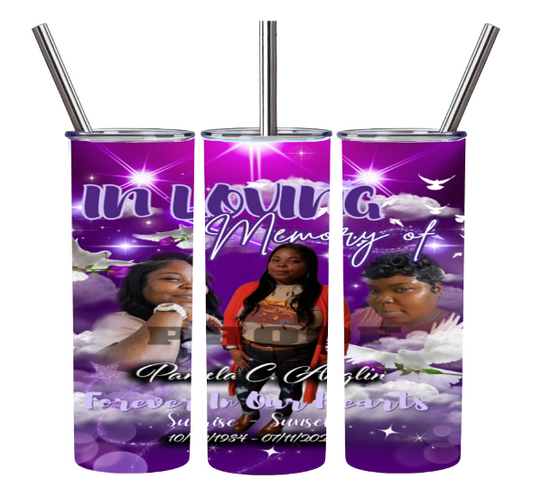 Memorial Tumbler (Pamela C. Anglin)