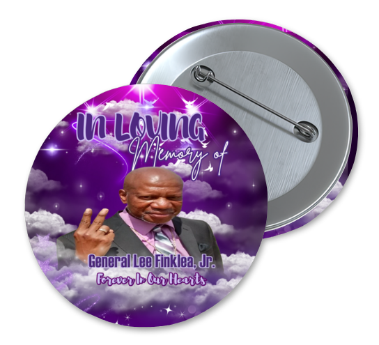 Memorial Button (General Lee Finklea, Jr.)
