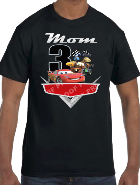 Cars (Family Birthday T-Shirts)