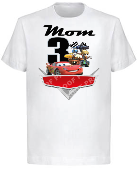 Cars (Family Birthday T-Shirts)