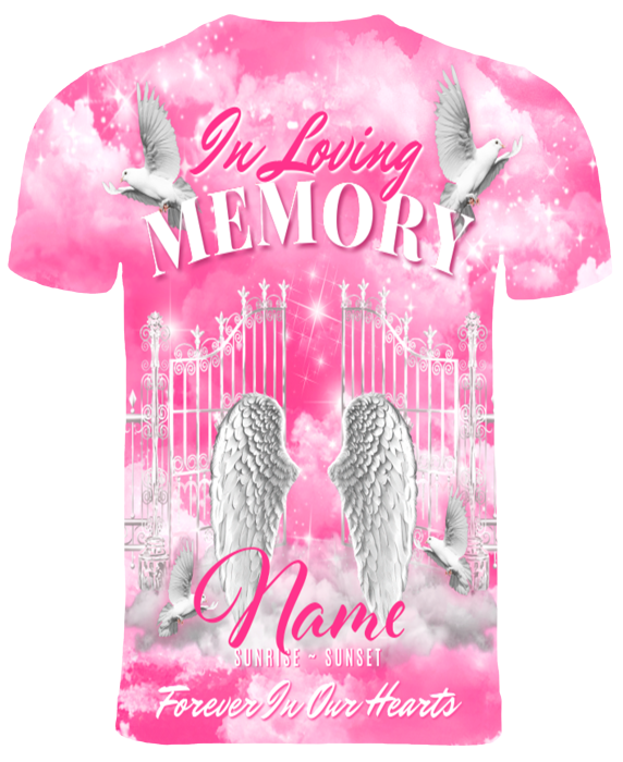 Custom Memorial T-Shirt Quote