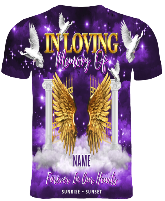 Custom Memorial T-Shirt Quote