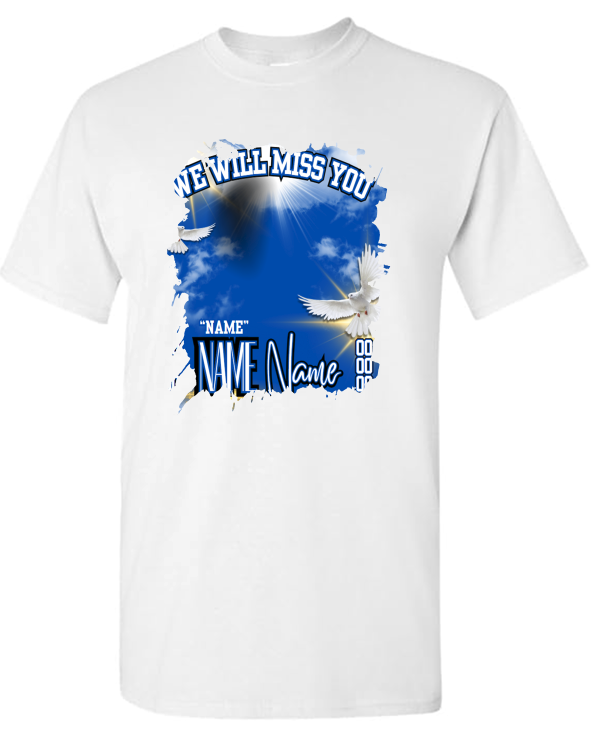 (Name) Memorial Center Print T-Shirt