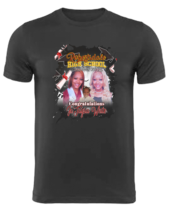 (Ja'Taysia White) Graduation Center Print T-Shirt
