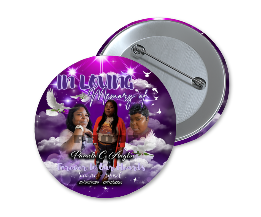 Memorial Button (Pamela C. Anglin)