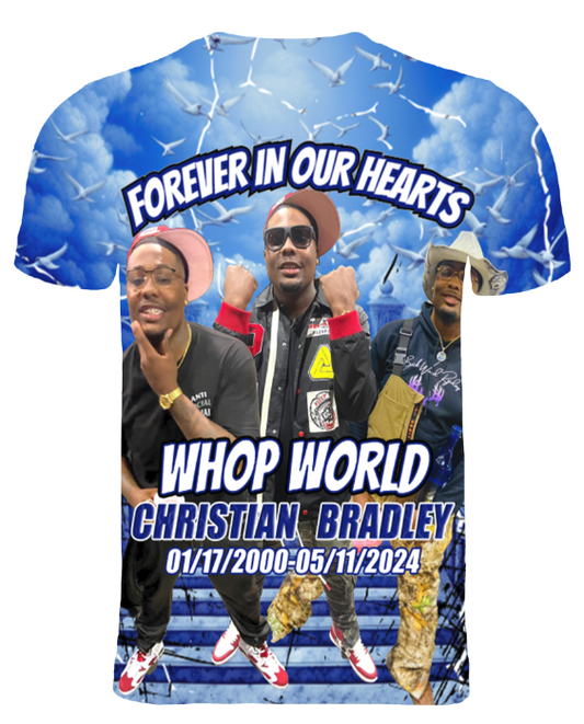 3d All Over Print Memorial T-Shirt (Christian Bradley)