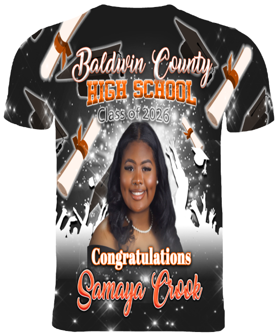 (Samaya Crook) Graduation 3D T-Shirt