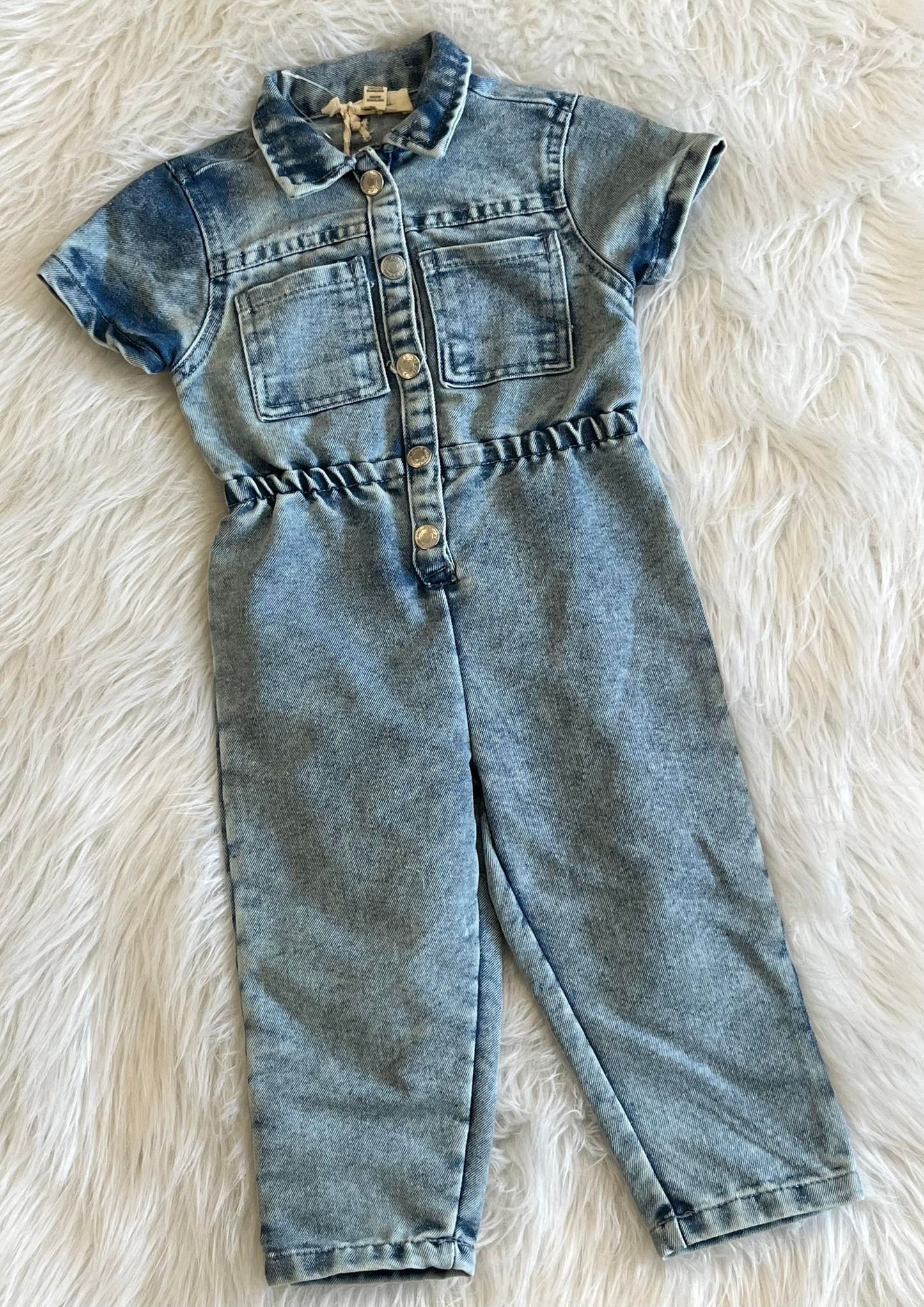 Toddler Denim Coveralls