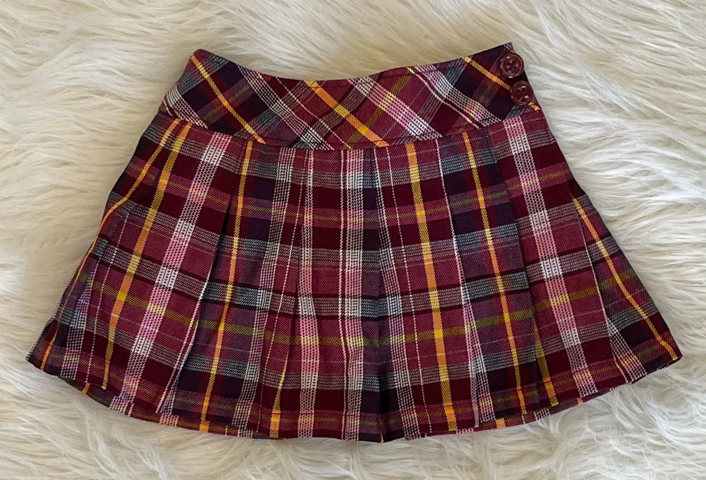 Toddler Plaid Skirt