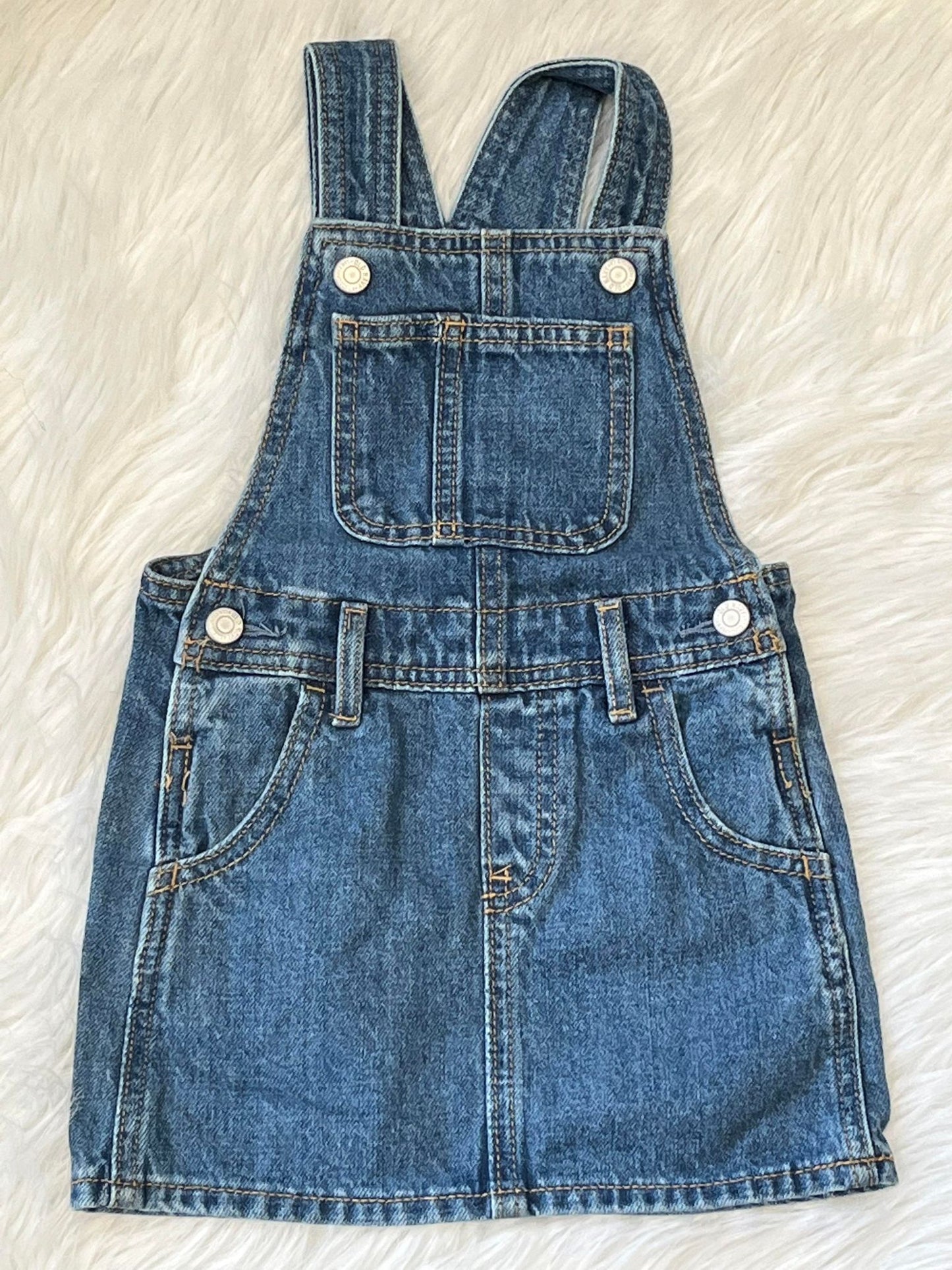 Toddler Denim Overall Skirt