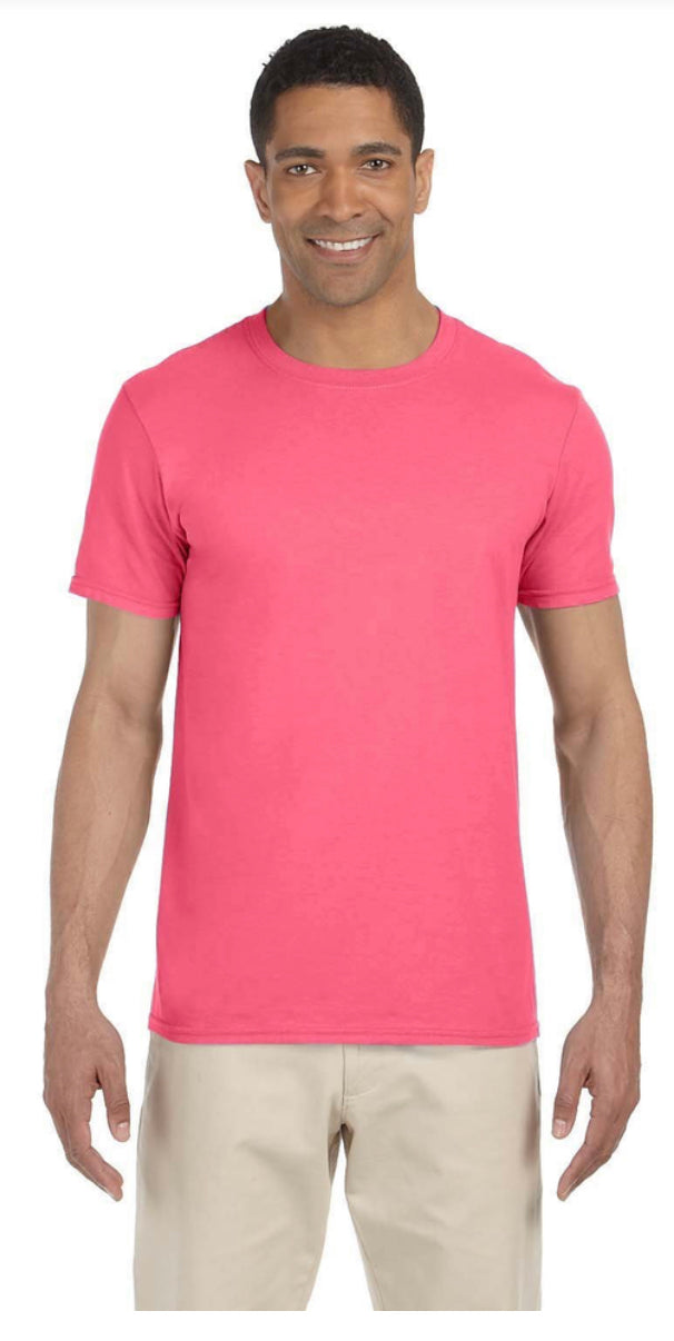 Coral Silk Short Sleeve T-Shirt