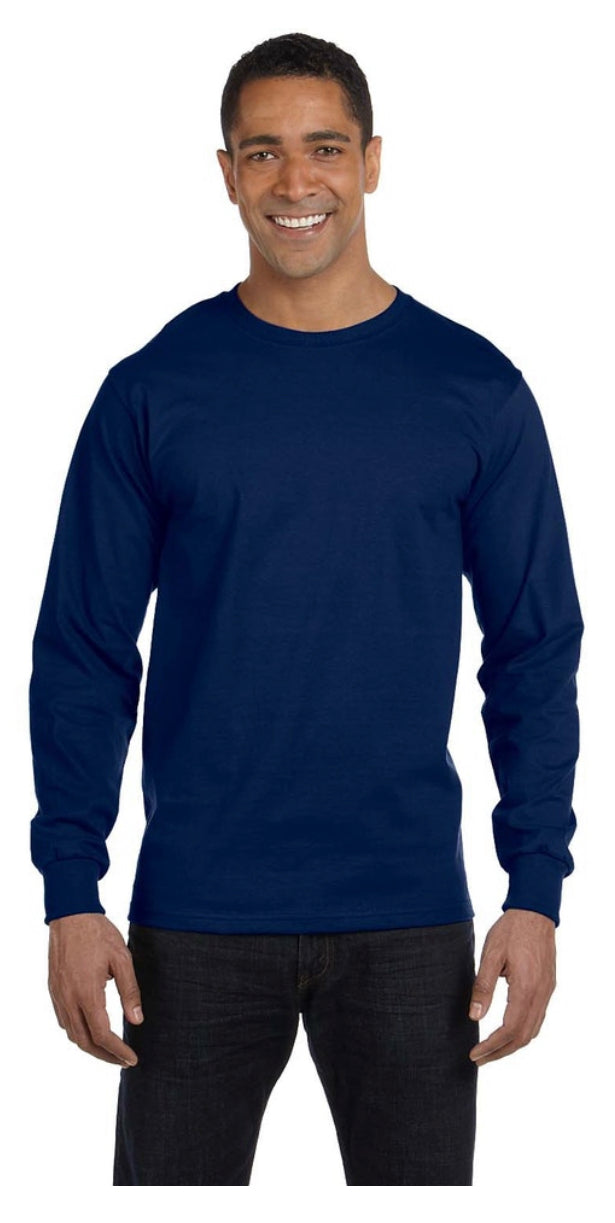 Navy Blue Long Sleeve T-Shirt