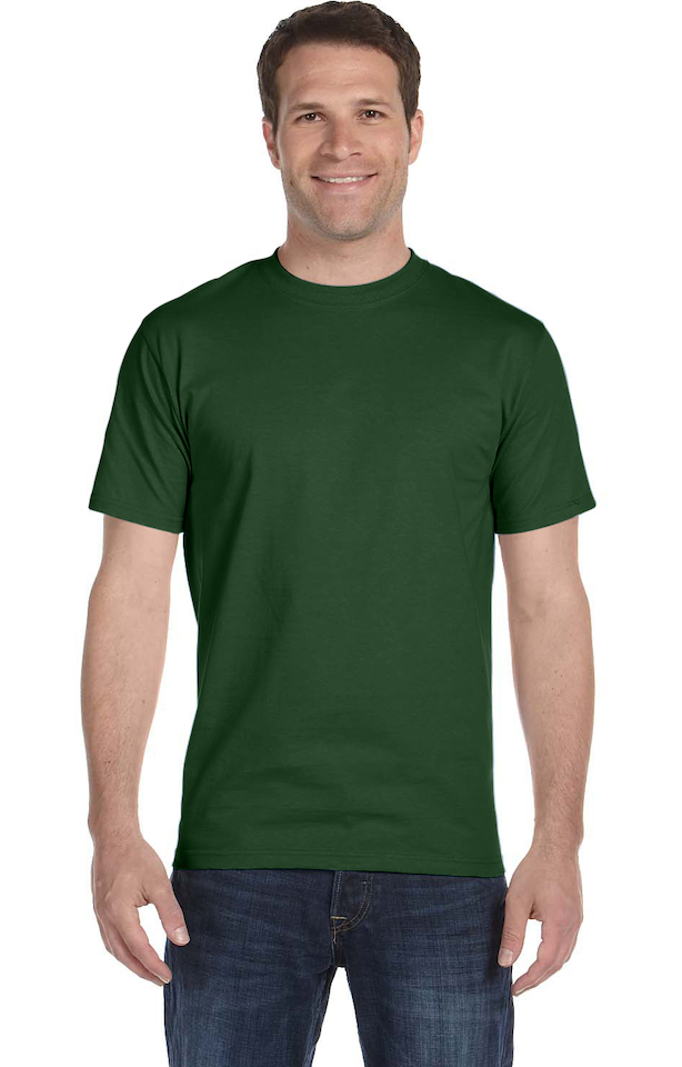 Sports Dark Green Short Sleeve T-Shirt