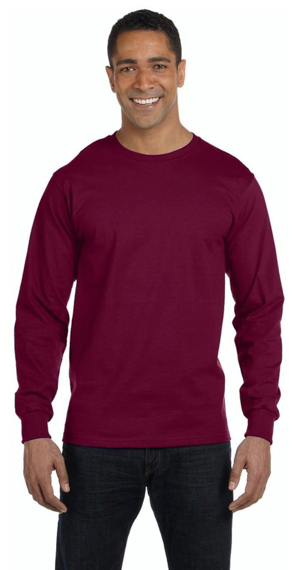 Maroon Long Sleeve T-Shirt