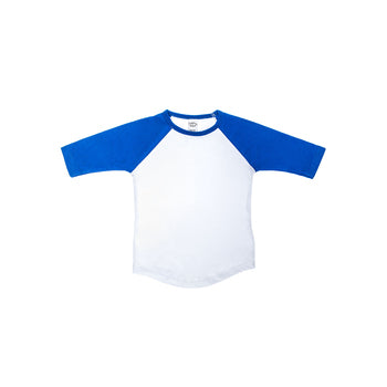 Royal Blue & White Baseball T-Shirt