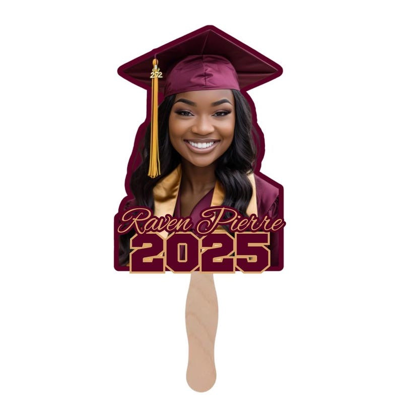Custom Graduation Fan (Bundle of 5) – Custom Creations & Beyond