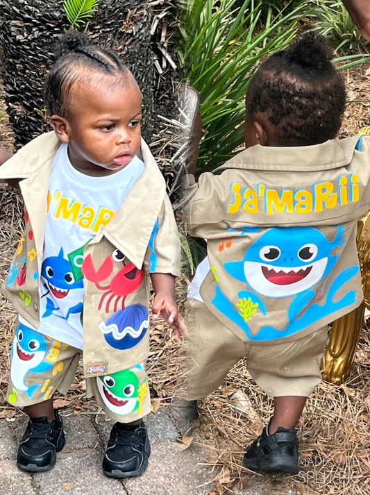 Custom Dickies Short Set Outfit