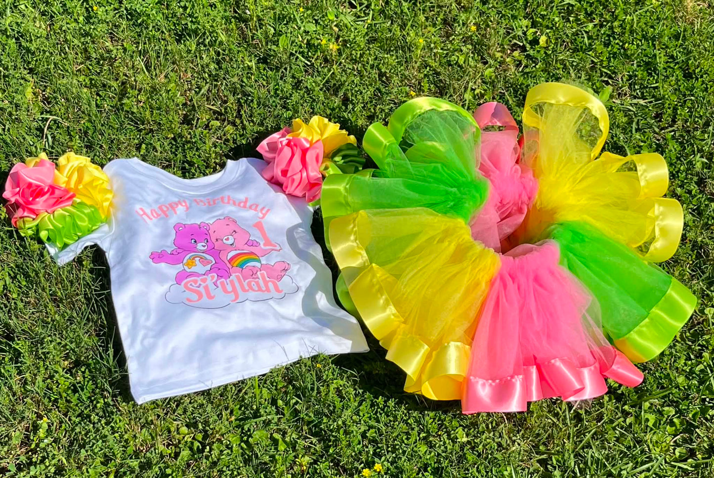 Custom Ribbon Trimmed Tutu Set