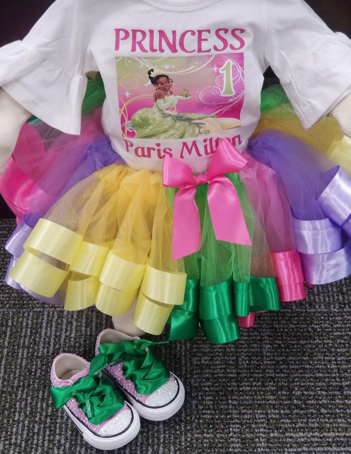 Custom Ribbon Trimmed Tutu Set