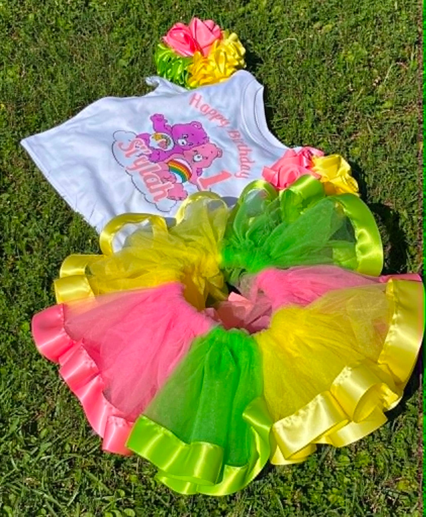Custom Ribbon Trimmed Tutu Set