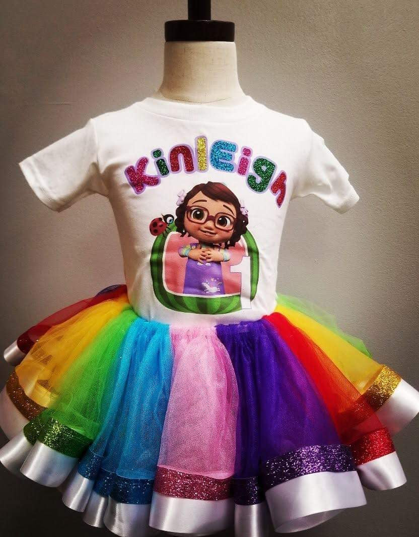 Custom Ribbon Trimmed Tutu Set