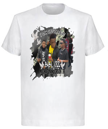 Michael Anderson Jr. Center Print Memorial T-Shirt