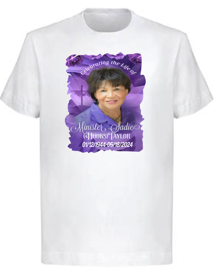 Sadie Taylor Center Print Memorial T-Shirt