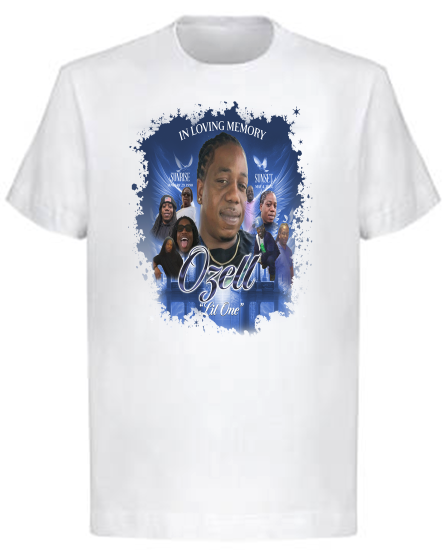 Ozell Shepherd Center Print Memorial T-Shirt