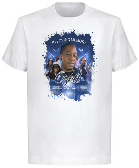 Ozell Shepherd Center Print Memorial T-Shirt